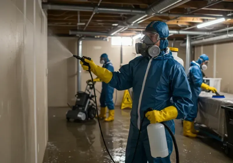 Basement Sanitization and Antimicrobial Treatment process in Fort Myers Shores, FL